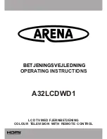 Preview for 1 page of Arena A32LCDWD1 Operating Instructions Manual