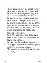 Preview for 20 page of ARENDO 305524 User Manual