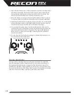 Preview for 18 page of Ares RECON FPV Owner'S Manual