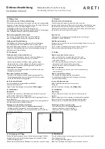 Preview for 1 page of Areti One Cone Floor Lamp Instruction Manual