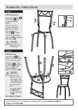 Preview for 4 page of Argos Perth 392/9652 Assembly Instructions