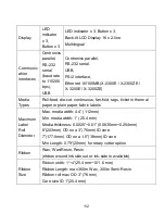 Preview for 112 page of Argox X-2300 User Manual