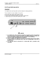 Preview for 22 page of Aria Technologies Aria-24/A ipe Installation Manual