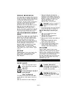 Preview for 3 page of Ariens 946150 Owner'S/Operator'S Manual