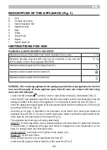 Preview for 13 page of ARIETE 1164415 Instructions Manual