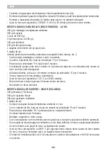 Preview for 44 page of ARIETE 1164415 Instructions Manual