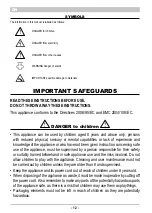 Preview for 14 page of ARIETE MV7 Hidro Instructions For Use Manual