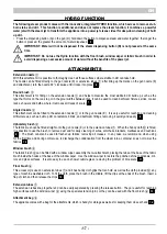 Preview for 19 page of ARIETE MV7 Hidro Instructions For Use Manual