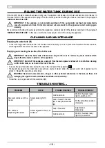 Preview for 20 page of ARIETE MV7 Hidro Instructions For Use Manual