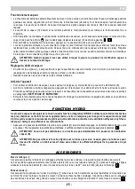 Preview for 27 page of ARIETE MV7 Hidro Instructions For Use Manual