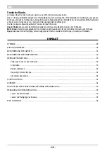 Preview for 30 page of ARIETE MV7 Hidro Instructions For Use Manual