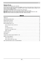 Preview for 39 page of ARIETE MV7 Hidro Instructions For Use Manual