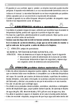 Preview for 42 page of ARIETE MV7 Hidro Instructions For Use Manual