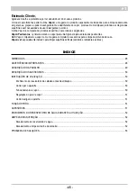 Preview for 47 page of ARIETE MV7 Hidro Instructions For Use Manual