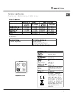 Preview for 9 page of Ariston A6TMC2 C X AUS Operating Instructions Manual