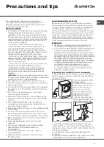 Preview for 5 page of Ariston AQ92D 497 EX Instructions For Installation And Use Manual