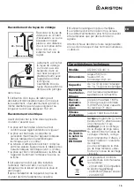 Preview for 15 page of Ariston AQ92D 497 EX Instructions For Installation And Use Manual