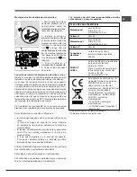 Preview for 33 page of Ariston FK 1032E S Operating Instructions Manual