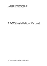 Aritech 1X-X3 Installation Manual preview