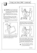 Preview for 9 page of Arjo Sara 2000 Operating Instructions Manual