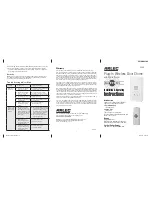 Arlec DC687 Installation And Operating Instructions preview