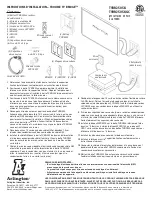 Preview for 2 page of Arlington TVBR2505K Installation Instructions