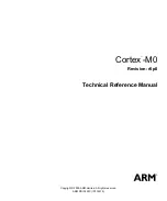 ARM Cortex-M0 Technical Reference Manual preview