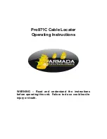 Preview for 1 page of Armada Pro871C Operating Instructions Manual