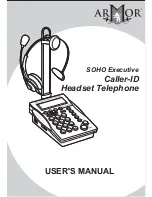 Armor Soho Caller-ID User Manual preview