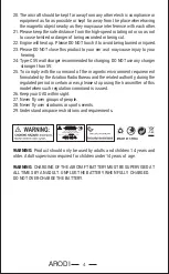 Preview for 6 page of ARODI SJ R/C F7 Manual