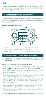 Preview for 2 page of Arregui IGNUM 41050 Instruction Manual And Guarantee