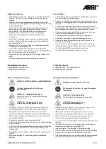 Preview for 3 page of ARRI T12 User Manual