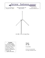 Arrow Antenna GP 146 Manual preview