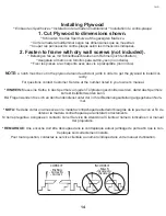 Preview for 14 page of Arrow Storage Products FKE03 Series Owner'S Manual & Assembly Manual