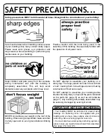 Preview for 2 page of Arrow Storage Products LM101267S Owner'S Manual & Assembly Instructions