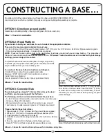 Preview for 12 page of Arrow Storage Products LM101267S Owner'S Manual & Assembly Instructions