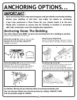 Preview for 42 page of Arrow Storage Products LM101267S Owner'S Manual & Assembly Instructions