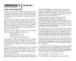 Preview for 10 page of Arrow GT30LI Manual