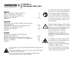 Preview for 2 page of Arrow OSC9500-A User Manual