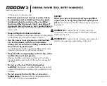 Preview for 5 page of Arrow OSC9500-A User Manual