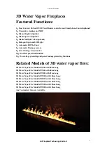 Preview for 2 page of Art Fireplace AFW80 User Manual