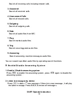 Preview for 15 page of ARTECH AR120 DUET Operate Instruction