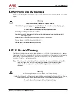 Preview for 16 page of Artel InfinityLink IL6000 Installation And Operation Manual