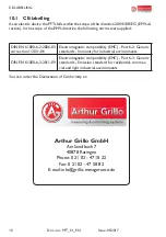 Preview for 16 page of Arthur Grillo PFT Series Operating And Installation Instructions