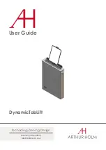 Preview for 1 page of ARTHUR HOLM DynamicTabLift User Manual