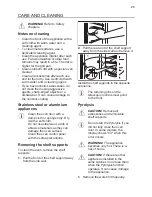 Preview for 25 page of ARTHUR MARTIN AKM5641PAX User Manual