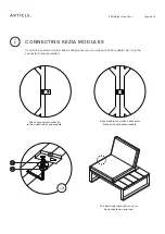 Preview for 4 page of Article KEZIA Assembly Instructions