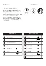 Preview for 2 page of Article LISSOM Assembly Instructions