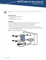 Aruba AP-270-MNT-H2 Installation Manual preview