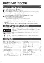 Preview for 2 page of Asada 380SP Instruction Manual